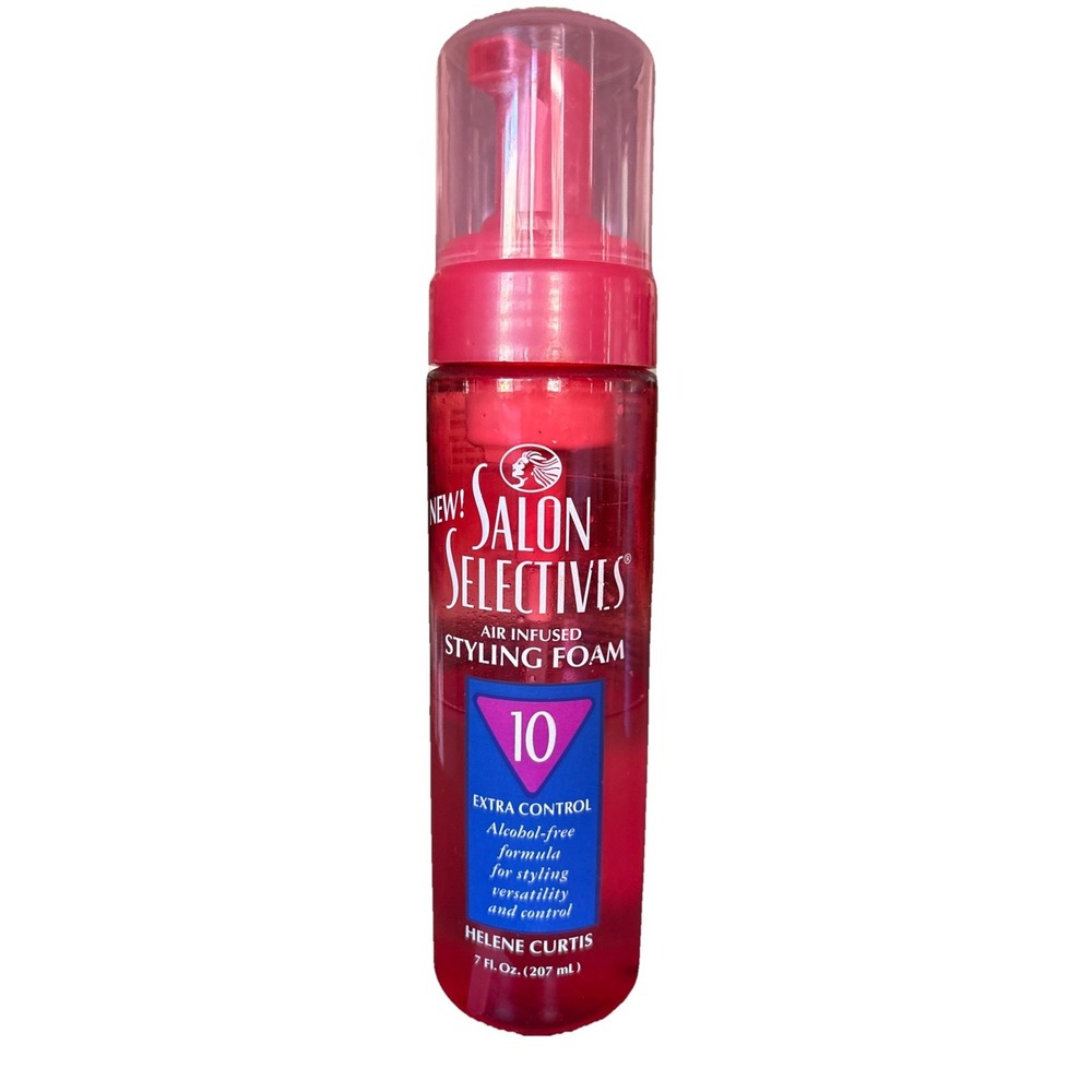 Salon Selectives Extra Control Styling Foam‎ Air Infused Level 10 * Used*